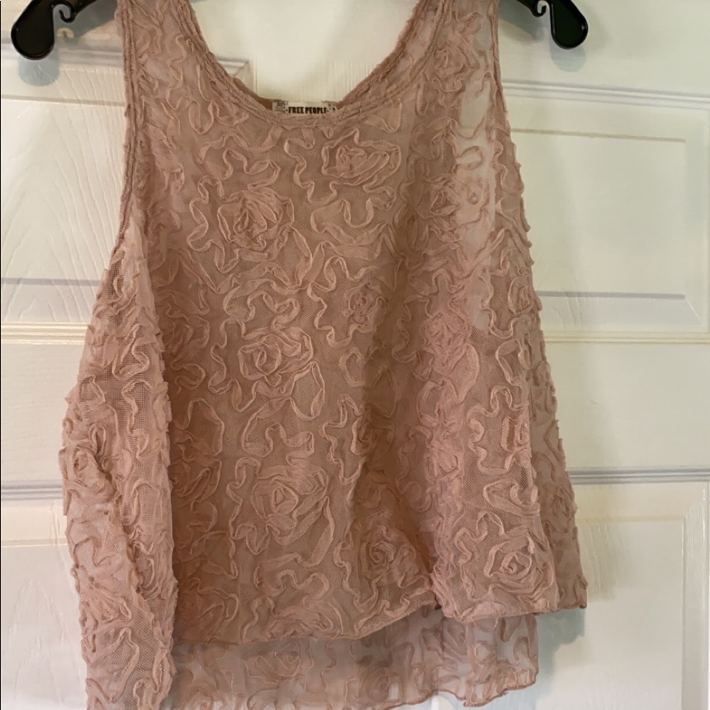 Free people crop top size medium